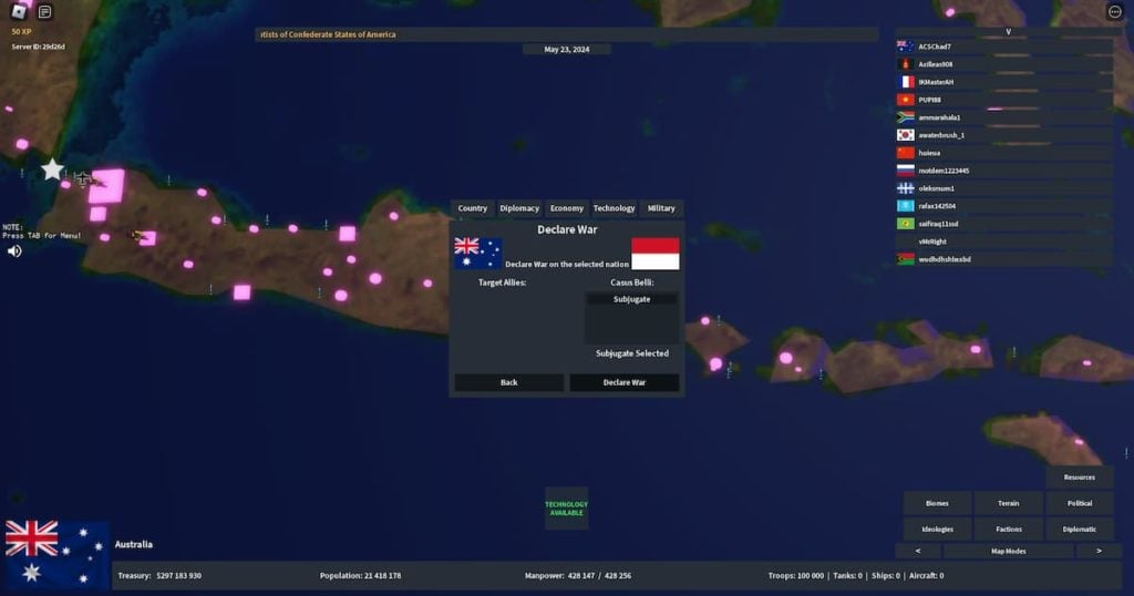How To Declare War In Roblox Rise Of Nations Gamer Journalist