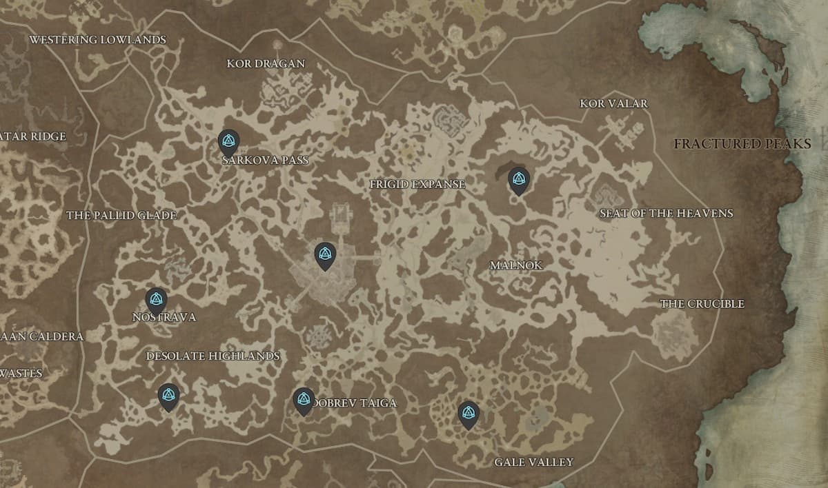 All Diablo 4 Waypoint Locations How To Fast Travel Gamer Journalist