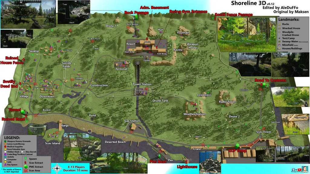 Escape From Tarkov 2020 Shoreline Map Guide 1024x576 