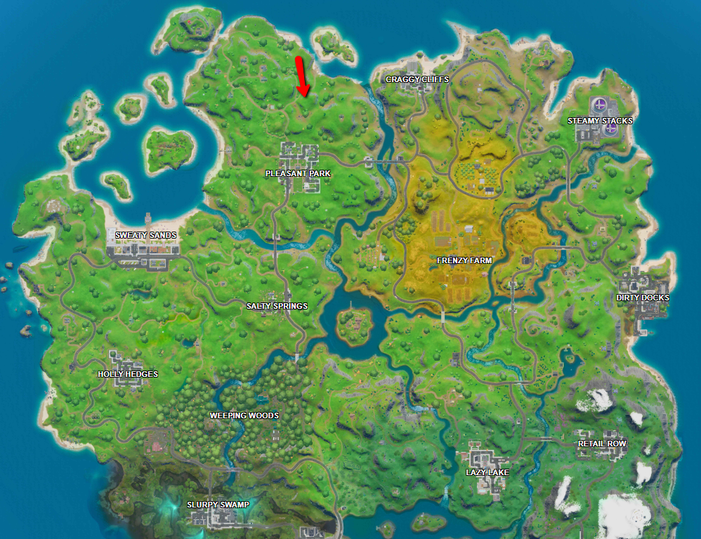 Ice Throne Location in Fortnite