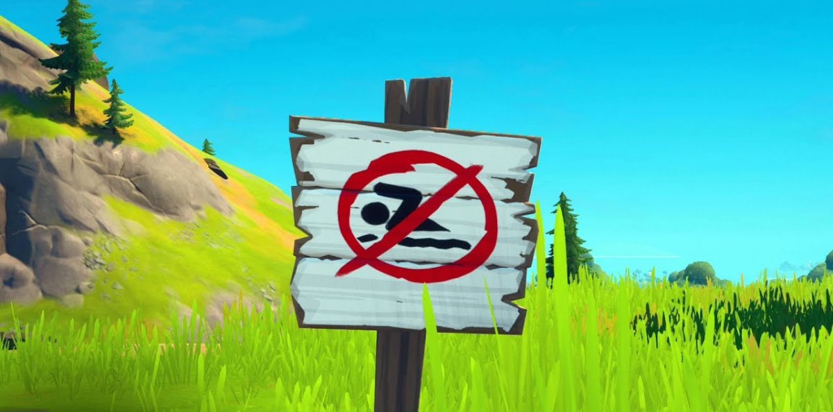 Fortnite Swimming Signs Locations