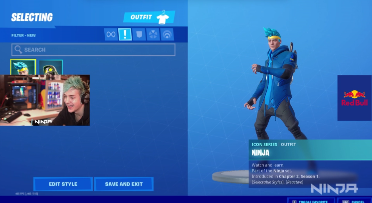 Ninja Fortnite Skin 