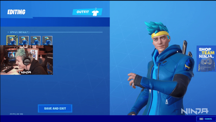 Ninja Fortnite Skin is the first Icon Series skin to be Released