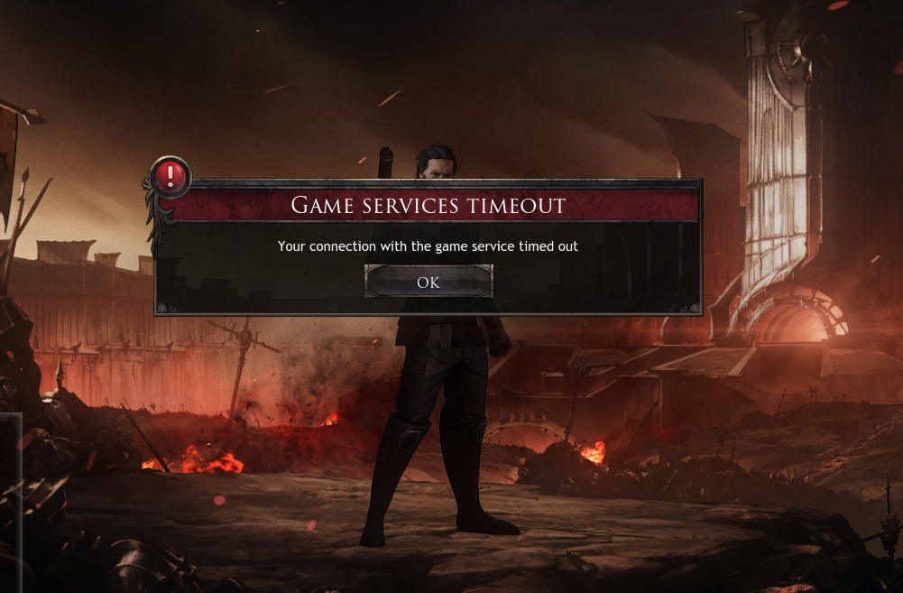 Wolcen: Lords of Mayhem Game Services Timeout
