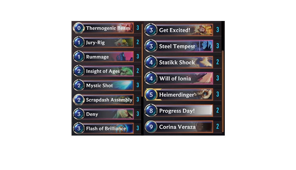 Legends of Heimerdinger Deck Gamer Journalist