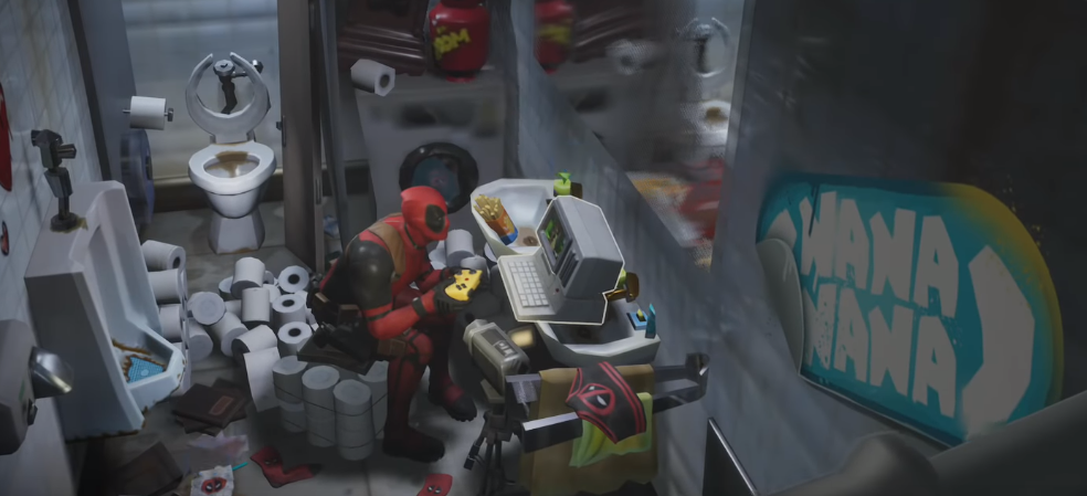 Fortnite Deadpool's Toilet Plunger and Toilet Locations