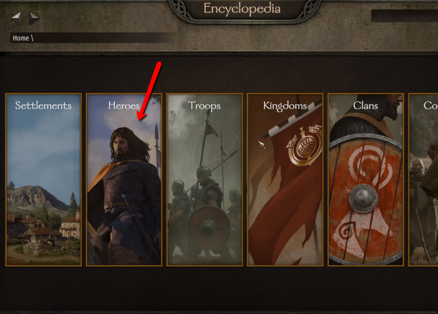 Heroes Page MB Bannerlord 