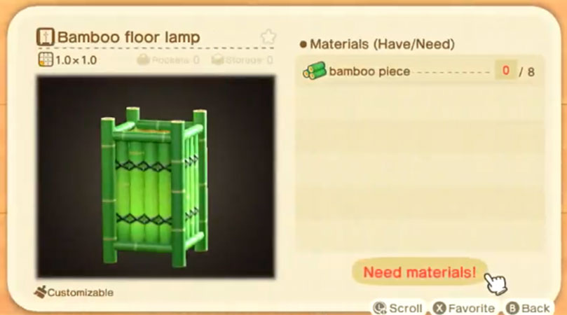 Bamboo Floor Lamp Recipe