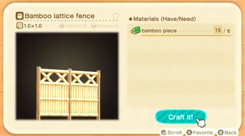 Bamboo Lattice Fence Recipe