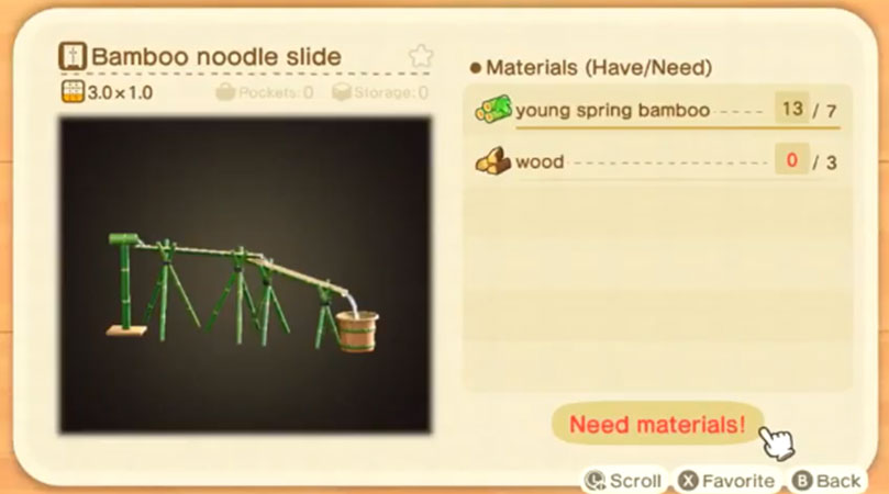 Bamboo Noodle Slide Recipe