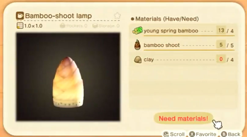 Bamboo-shoot Lamp Recipe