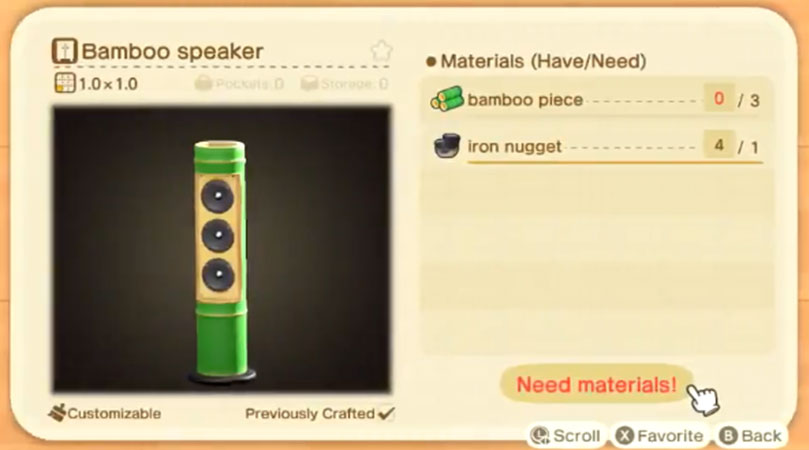 Bamboo Speaker Recipe