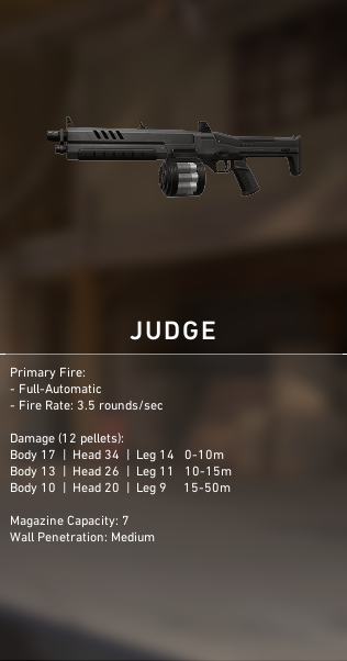 VALORANT Judge Shotgun