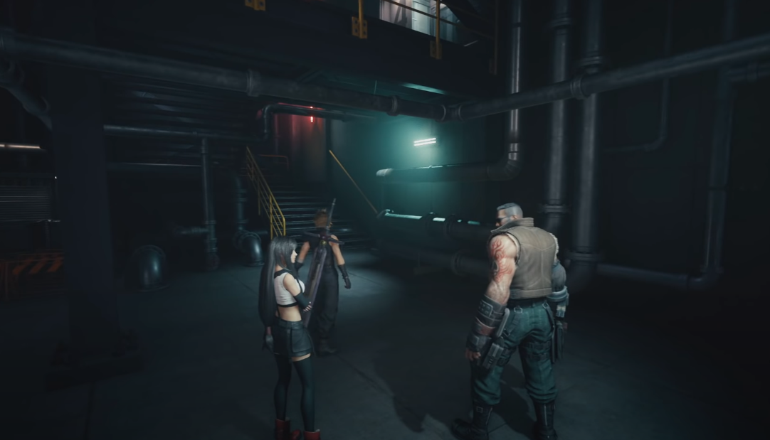 Shinra Building Stairs or Elevator in Final Fantasy 7 Remake