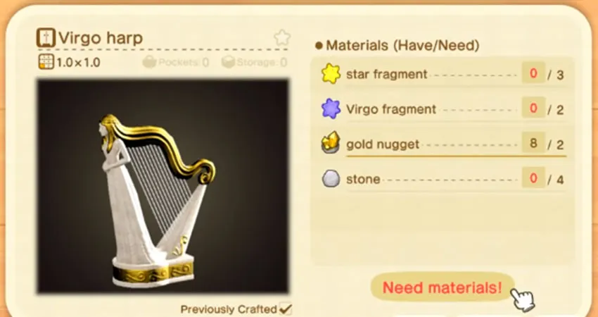 Virgo Harp