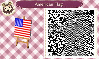 ACNH Flag American Flag QR Code