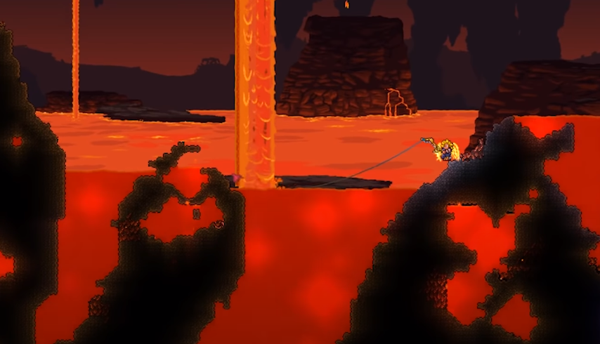 All Lava Fishing Items in Terraria Journey's End