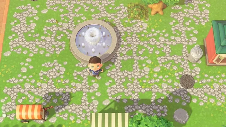 Animal Crossing New Horizons Custom Path Designs Custom Stone Path
