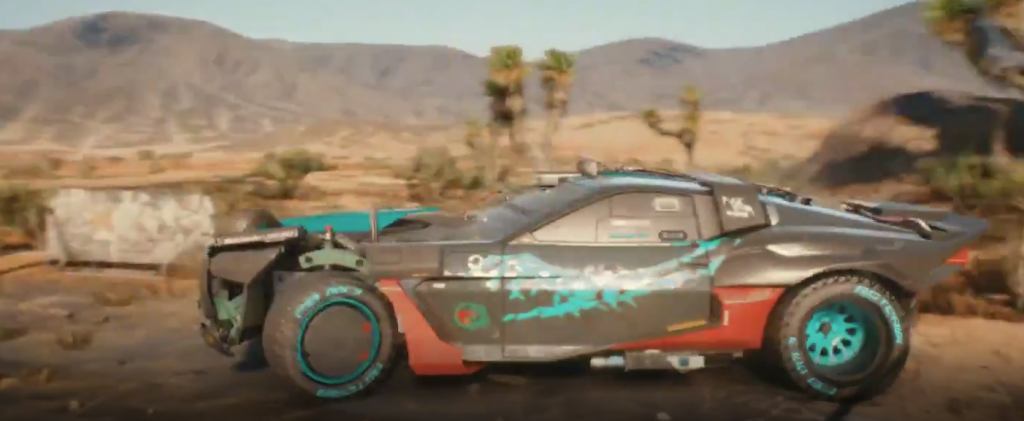 First look at the Cyberpunk 2077 Reaver, a Wraith Gang Vehicle