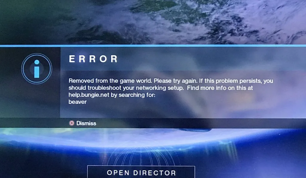 Destiny 2 Error Code Beaver Fix