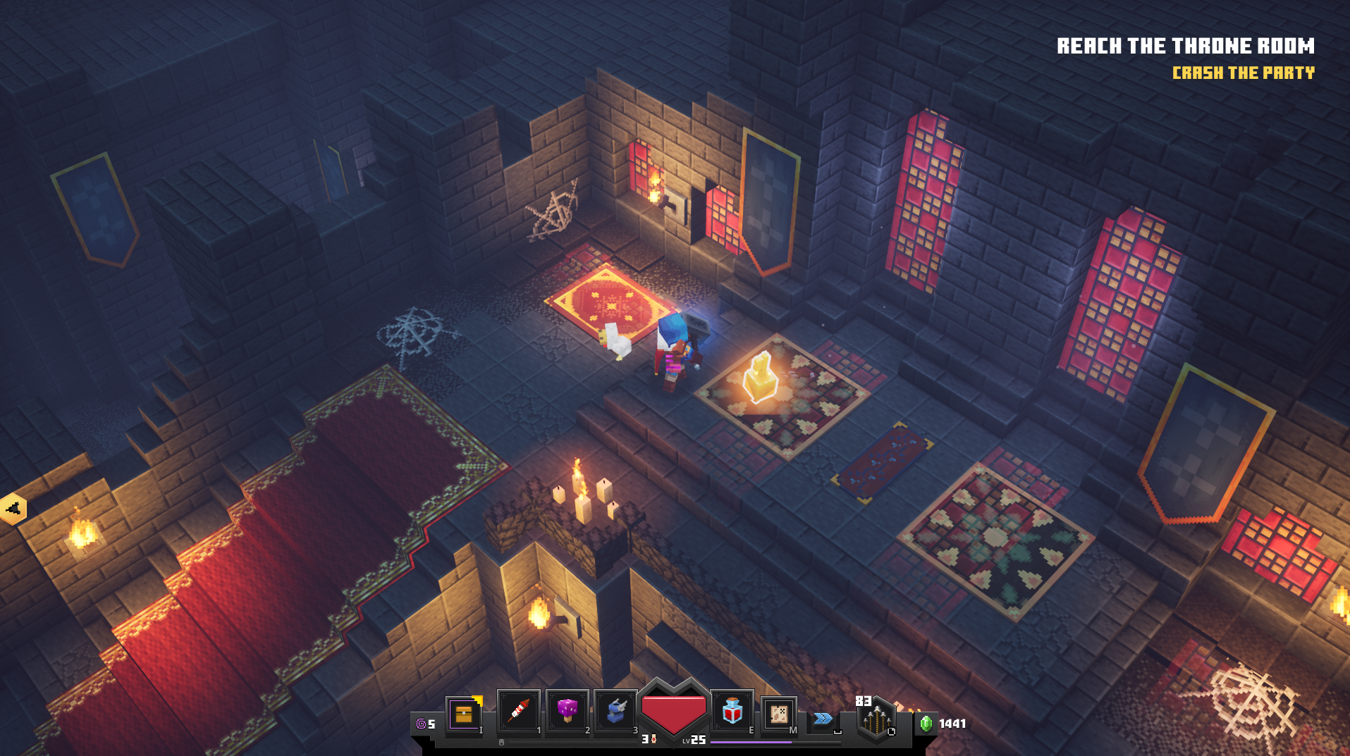 How to open Highblock Halls gate in Minecraft Dungeons