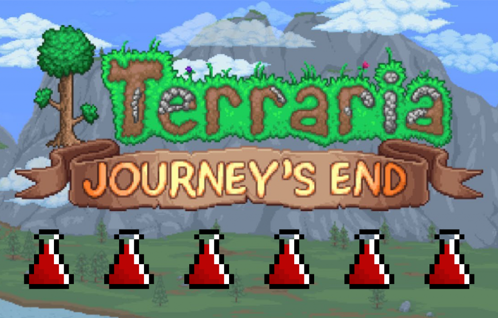 How to make health potions in Terraria Journey's End