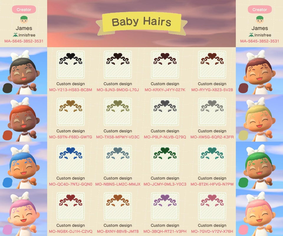 New Horizons QR Codes - Baby Hairs