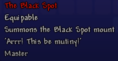 Terraria Journey's End Mounts - The Black Spot