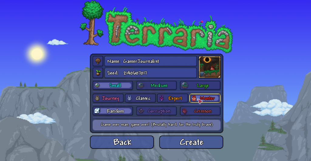 Terraria Master Mode