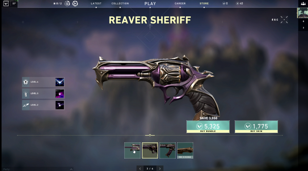 Valorant Reaver - Sheriff
