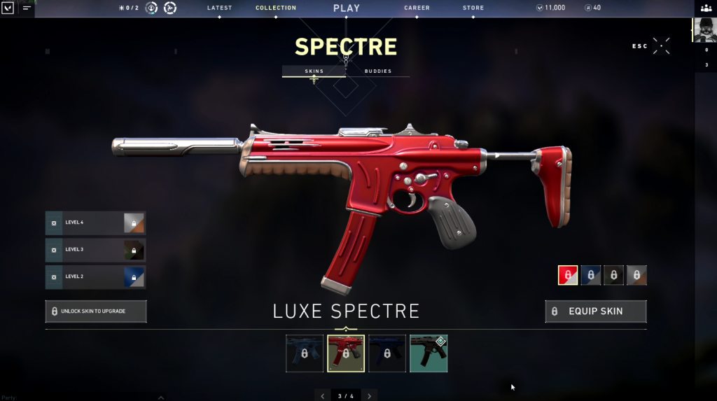 Valorant Luxe Collection - Luxe Spectre Level 1