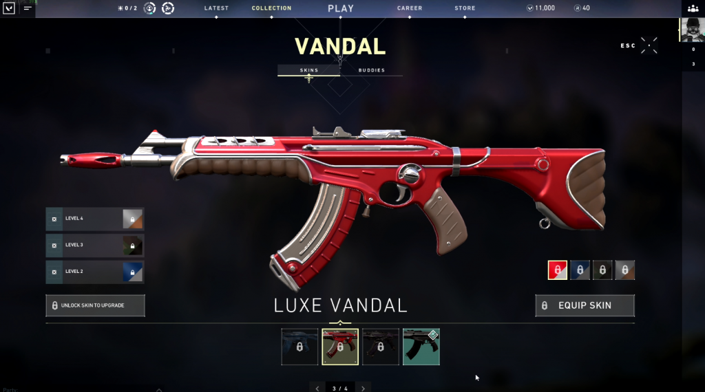 Valorant Luxe Collection - Vandal Level 1