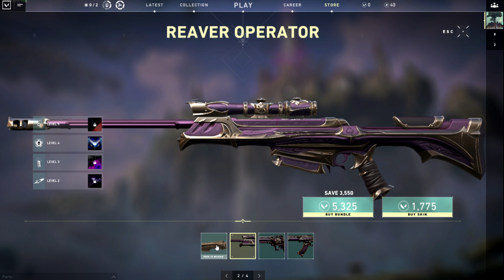 Valorant Reaver Collection - Reaver Operator Level 1
