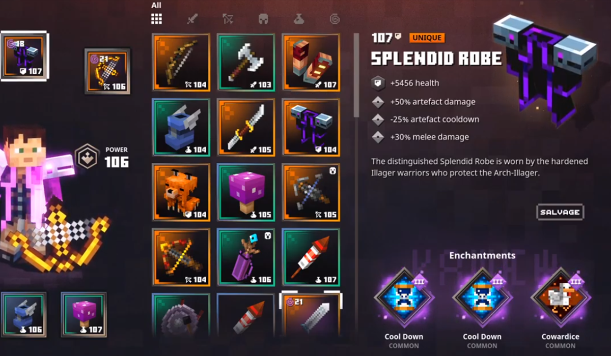 How to get Splendid Robe in Minecraft Dungeons