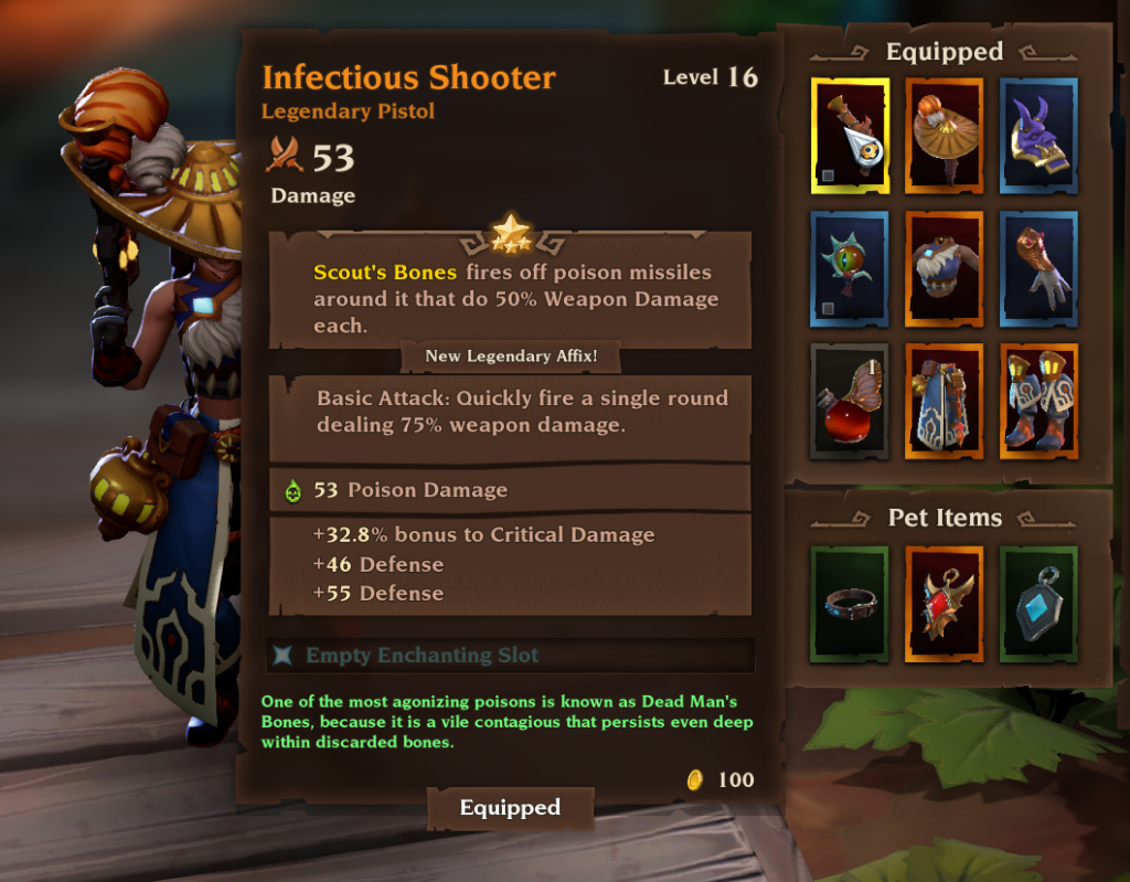 Infectious Shooter | Torchlight 3 Legendary Items List