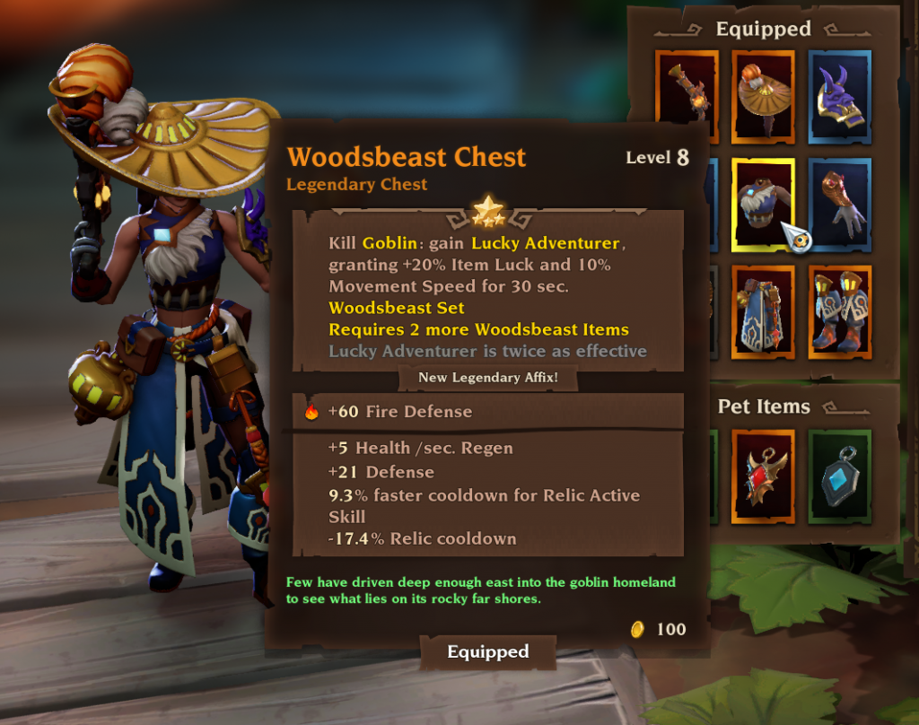 Woodsbeast Chest | Torchlight 3 Legendary Items List