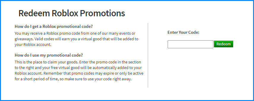 Roblox Promo Codes List (July 2024) - New Roblox Promo Codes