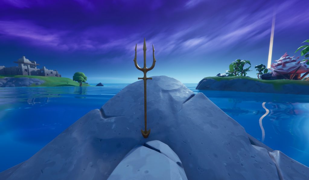 How to Claim your Trident at Coral Cove in Fortnite - Trident 1