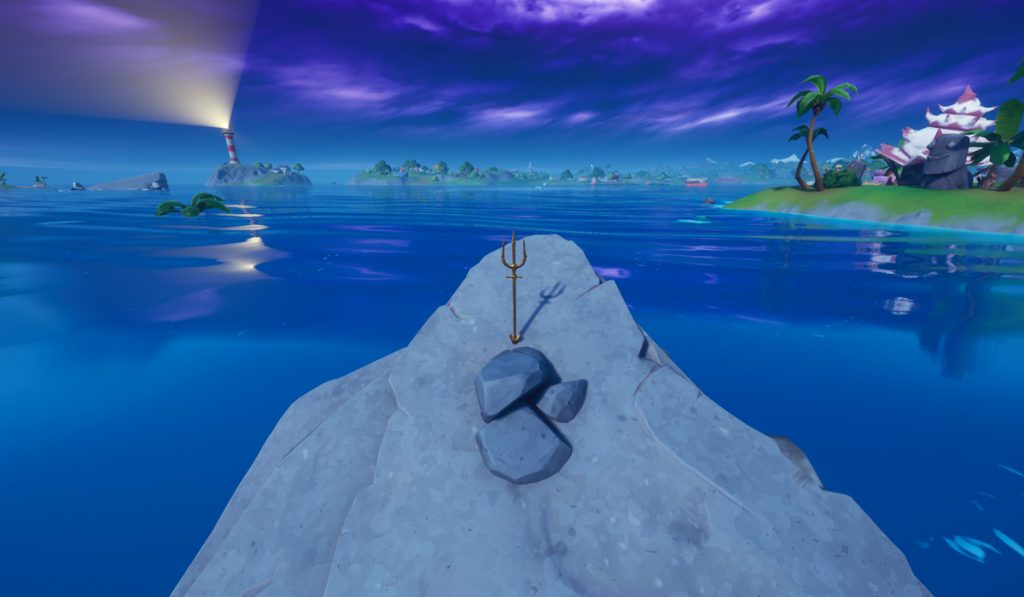 How to Claim your Trident at Coral Cove in Fortnite - Trident 2