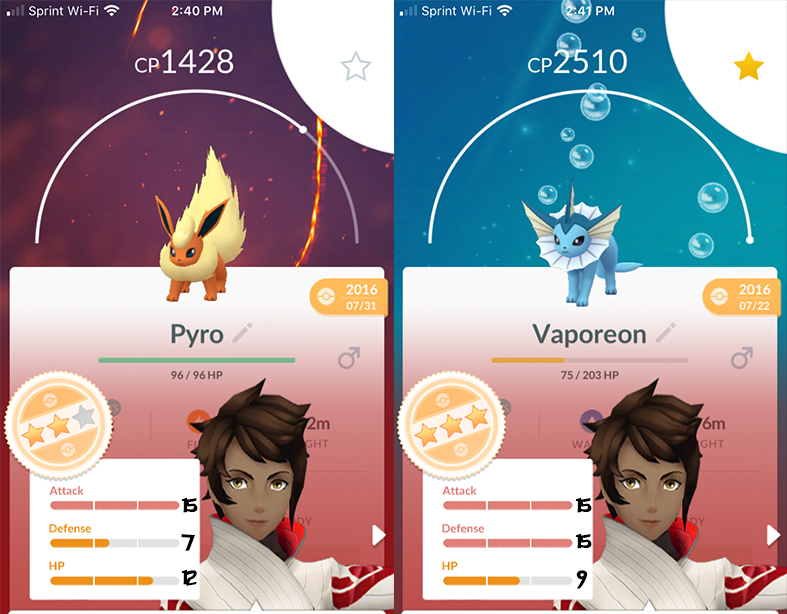 Pokemon Go: Beginners guide to IVs - 2 and 3 star