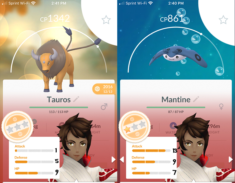 Pokemon Go: Beginners guide to IVs - 0 and 1 star