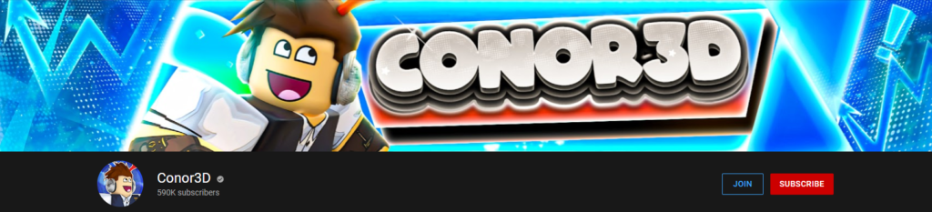 Roblox YouTuber Conor3D