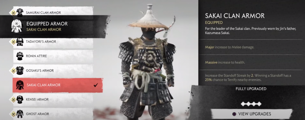 Ghost of Tsushima Armor - Sakai Clan Armor