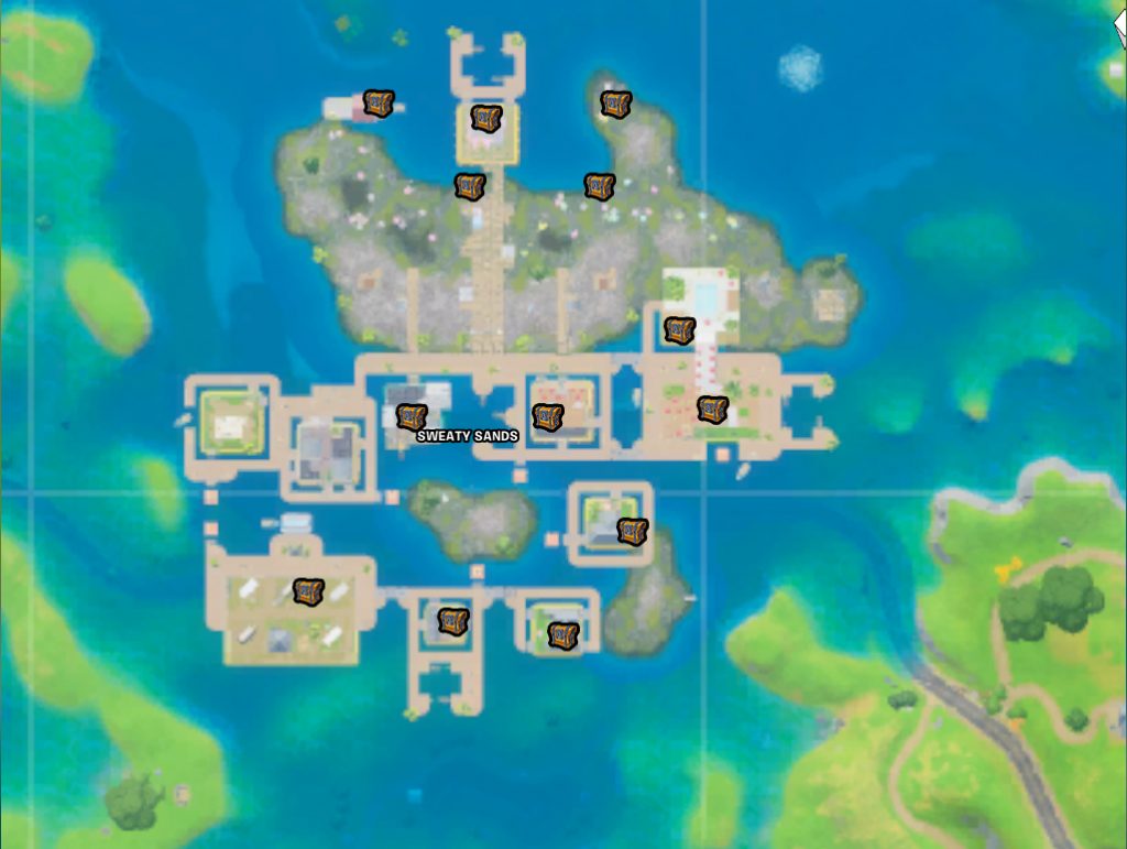 Fortnite Season 3 Week 5 Challenges Guide - Search 7 Chests at Sweaty Sands