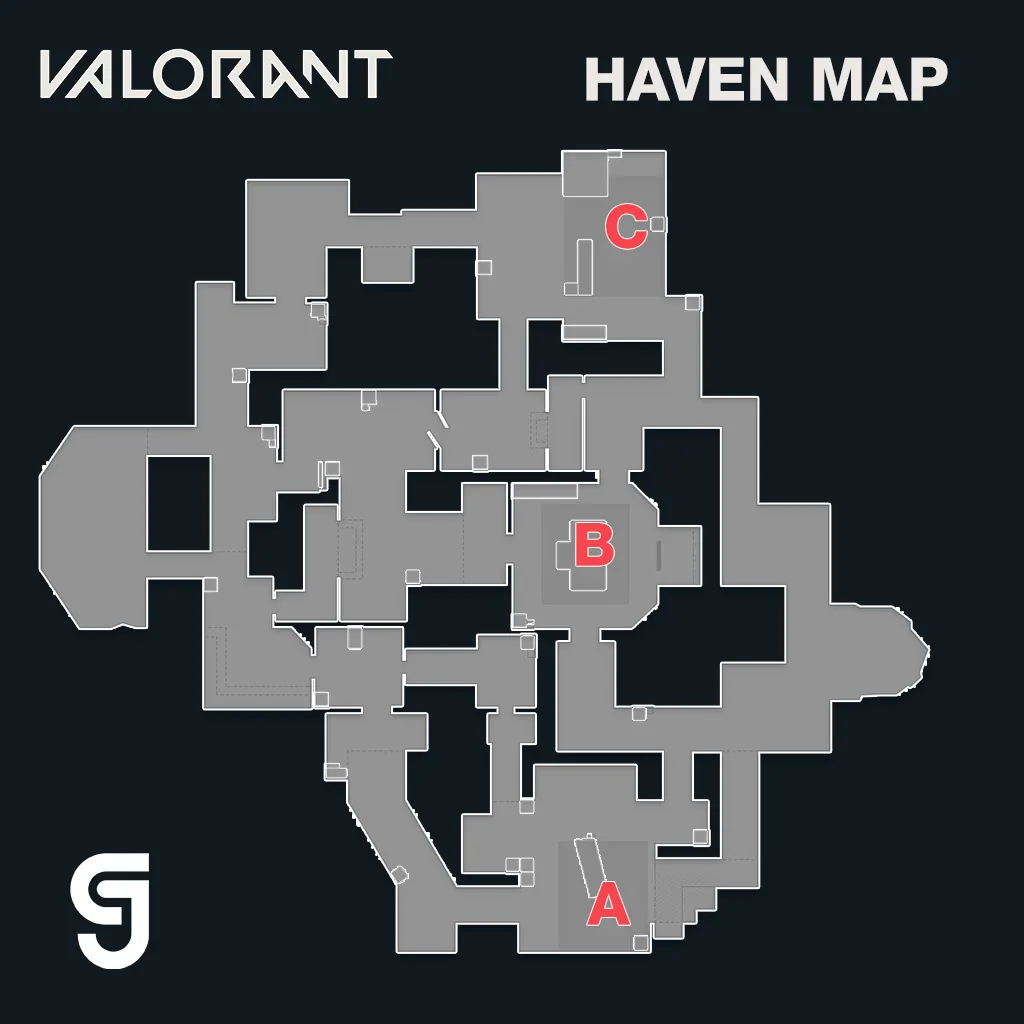 VALORANT Haven Map Overview