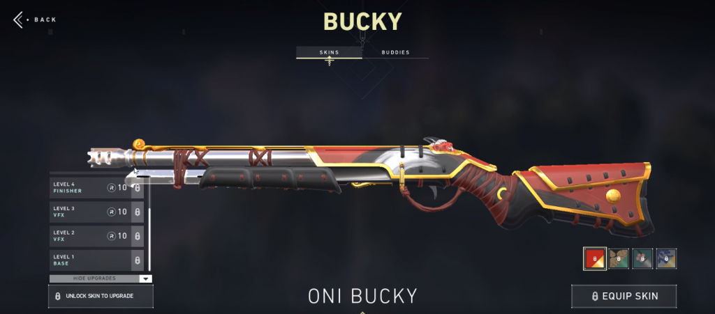 Valorant Skins - Oni Collection | Bucky
