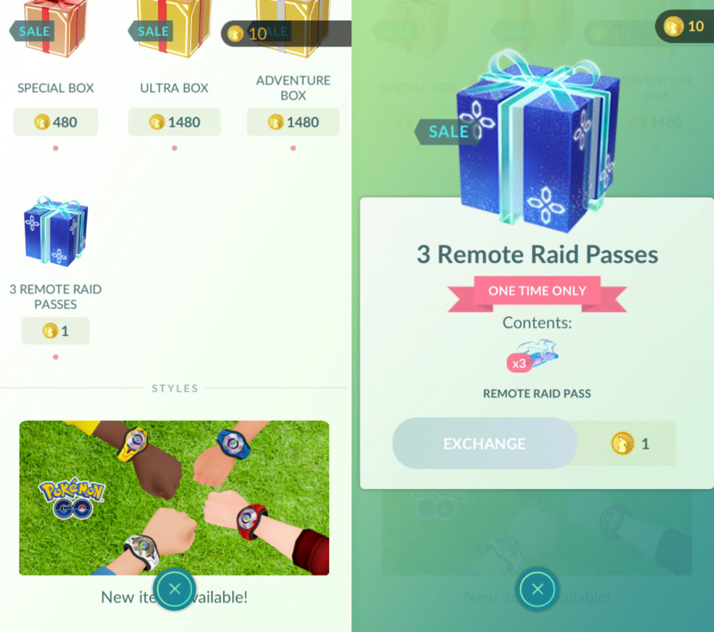 3 Remote Raid Passes | Pokemon Go
