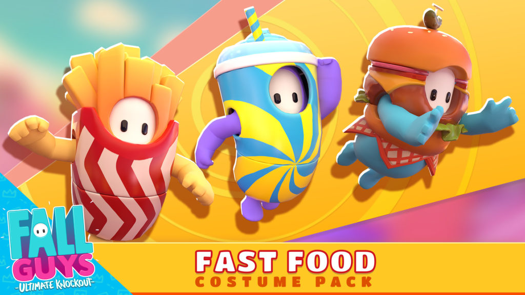 Fall Guys Fast Food Costume Pack