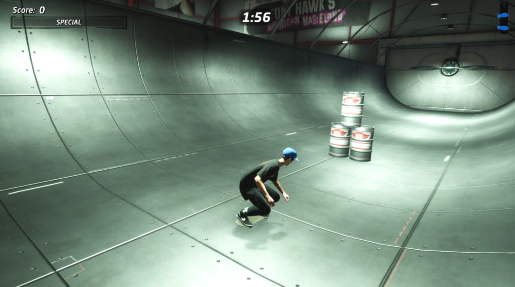 How to complete Barrel Hunt on The Hangar in Tony Hawk's Pro Skater | 1