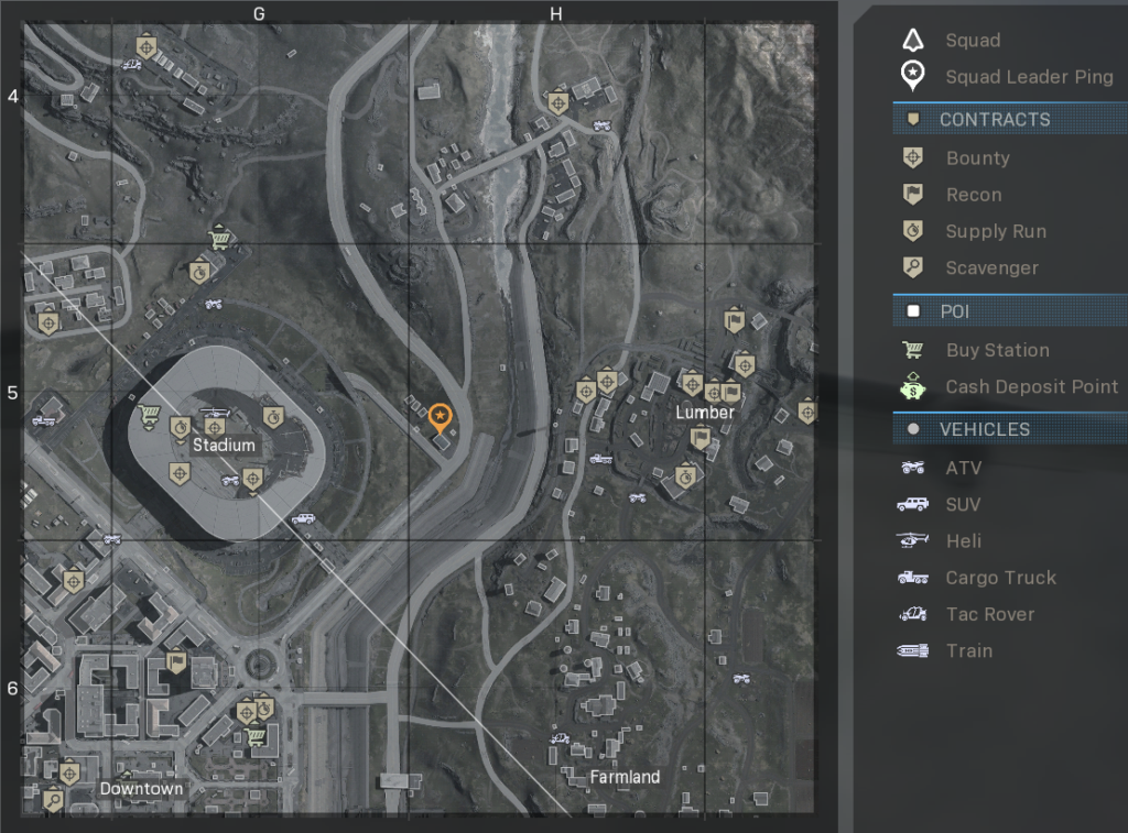Call of Duty Warzone Secret Trails Intel Mission Locations 3 | Stadium